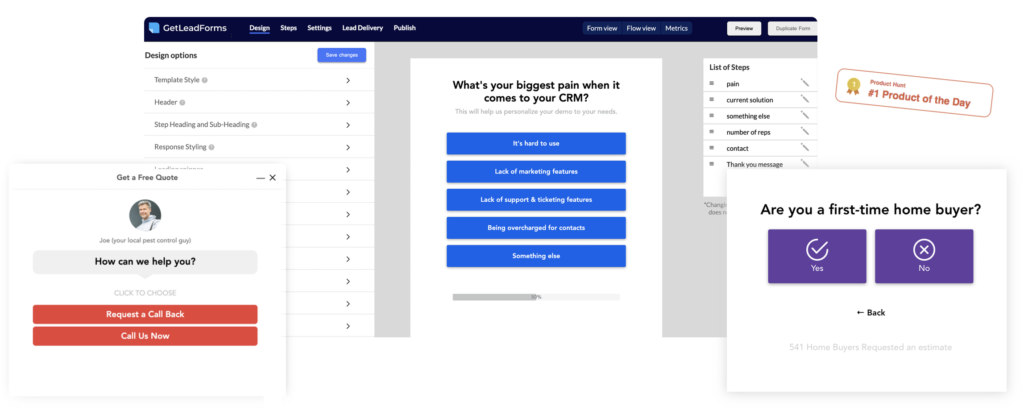 multi step form builder