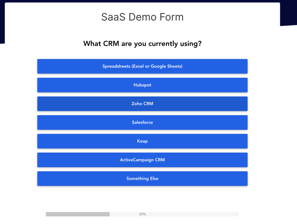 multi step form template