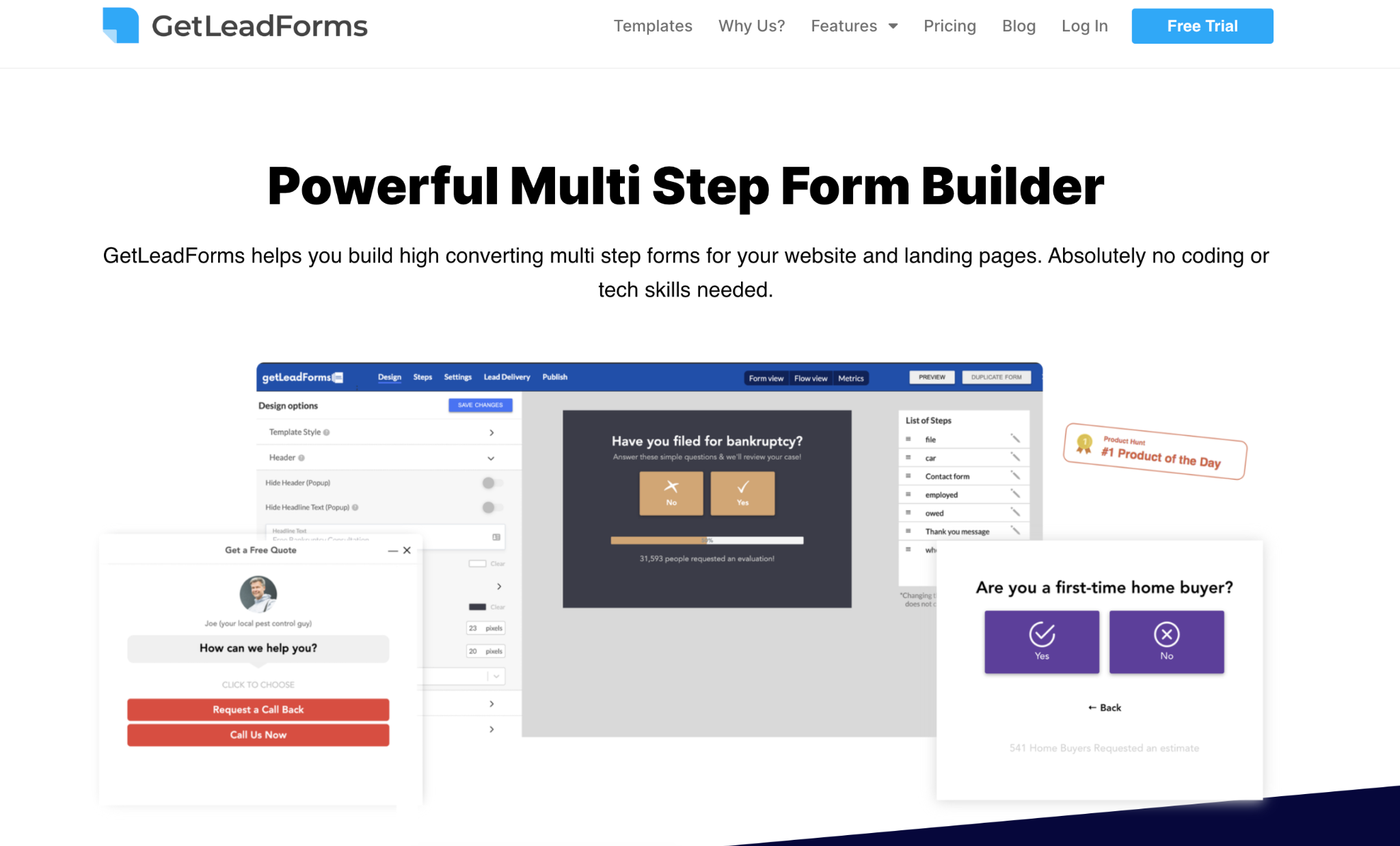 multi step form builder