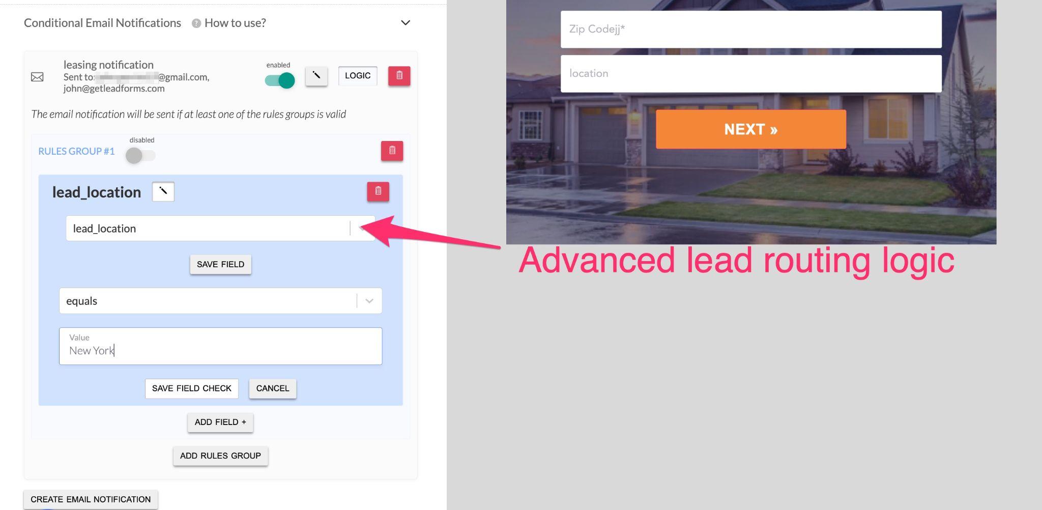 lead routing logic