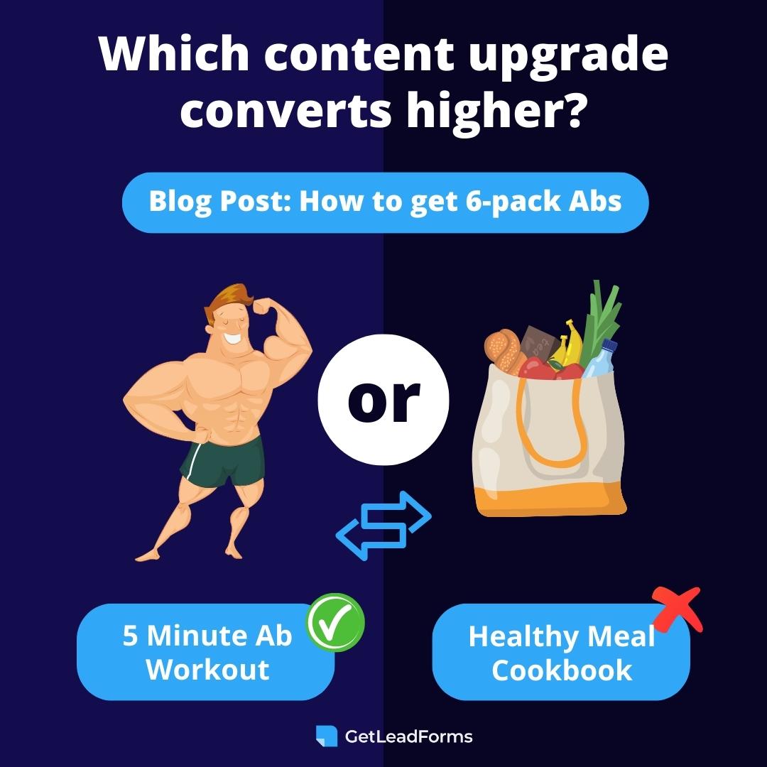 content upgrade quiz