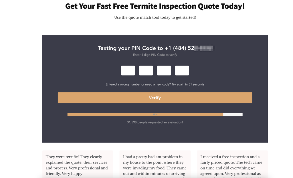 lead verification