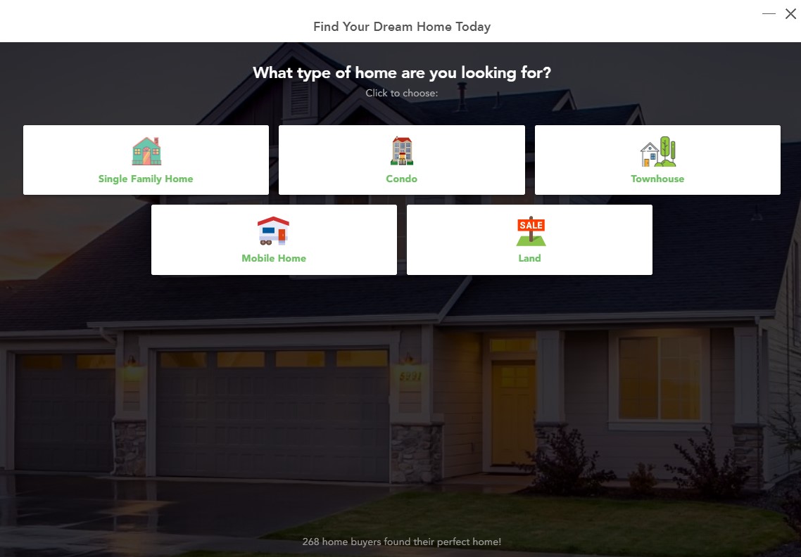 real estate multi step form