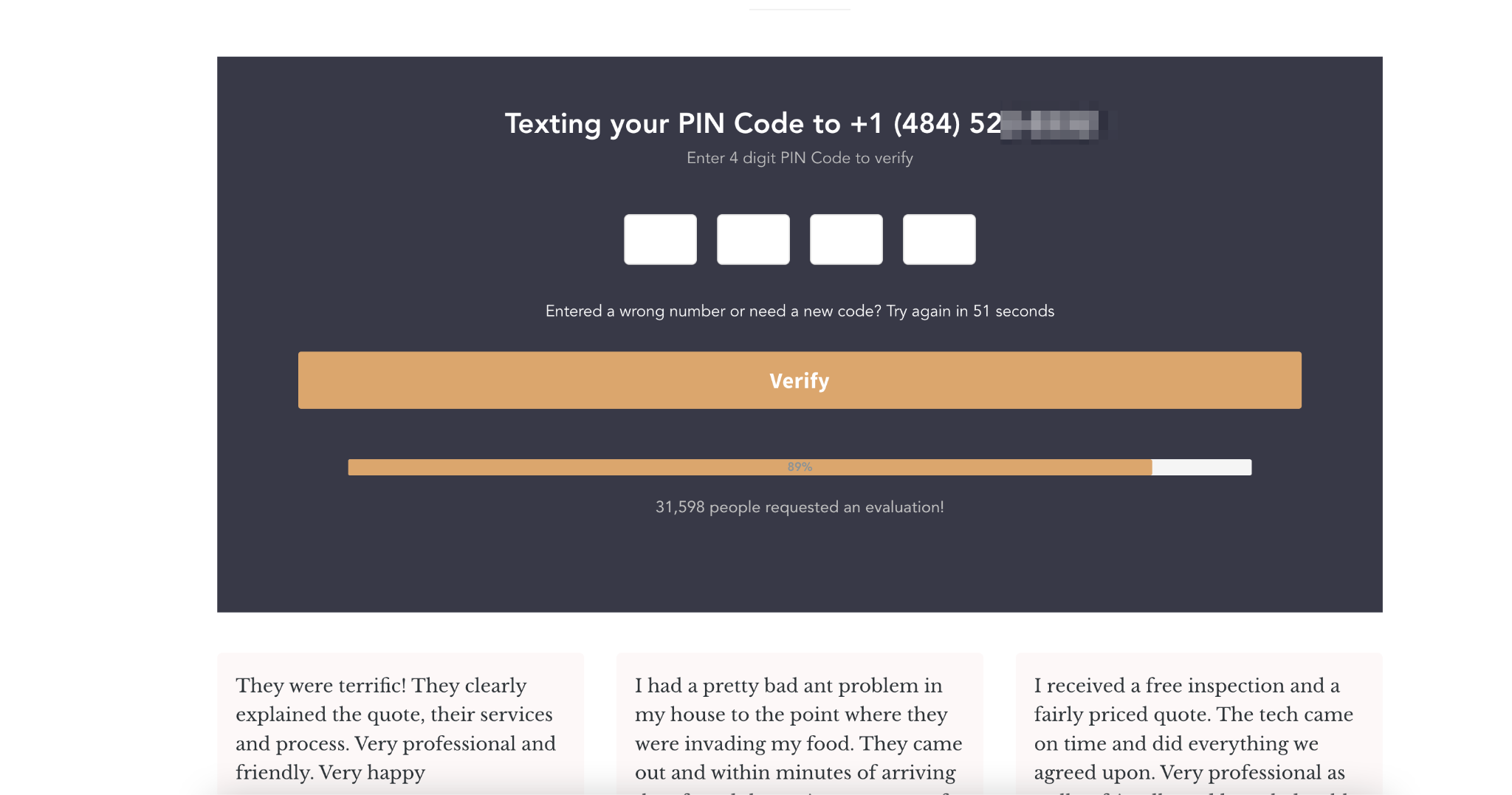 get leadforms otp phone verification