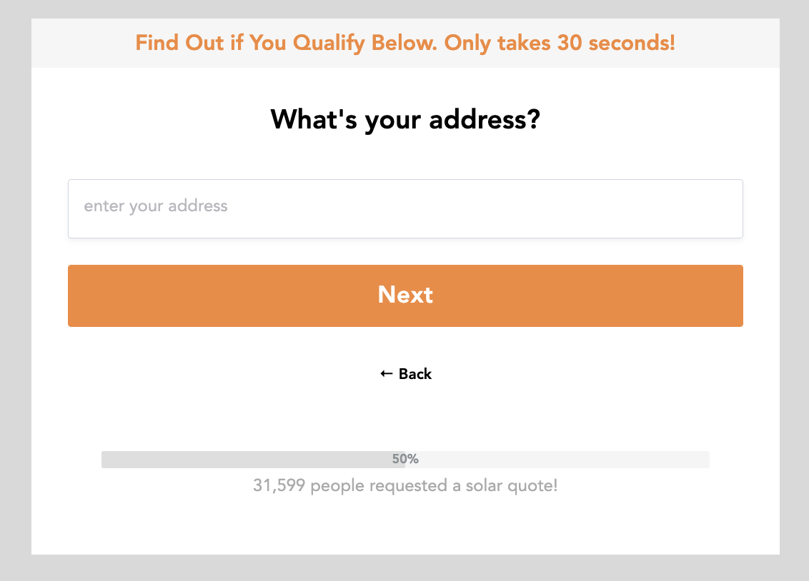 multi step form leadcapture io