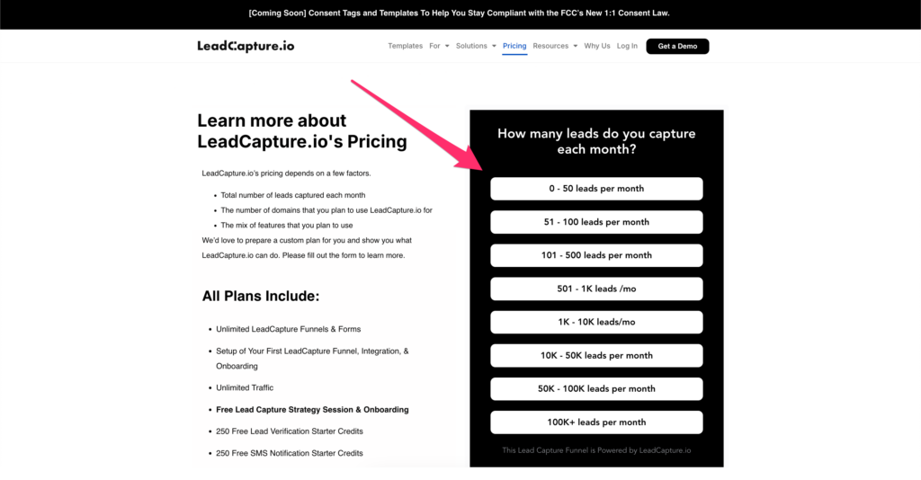 saas pricing funnel