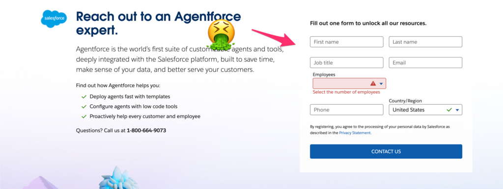 salesforce form