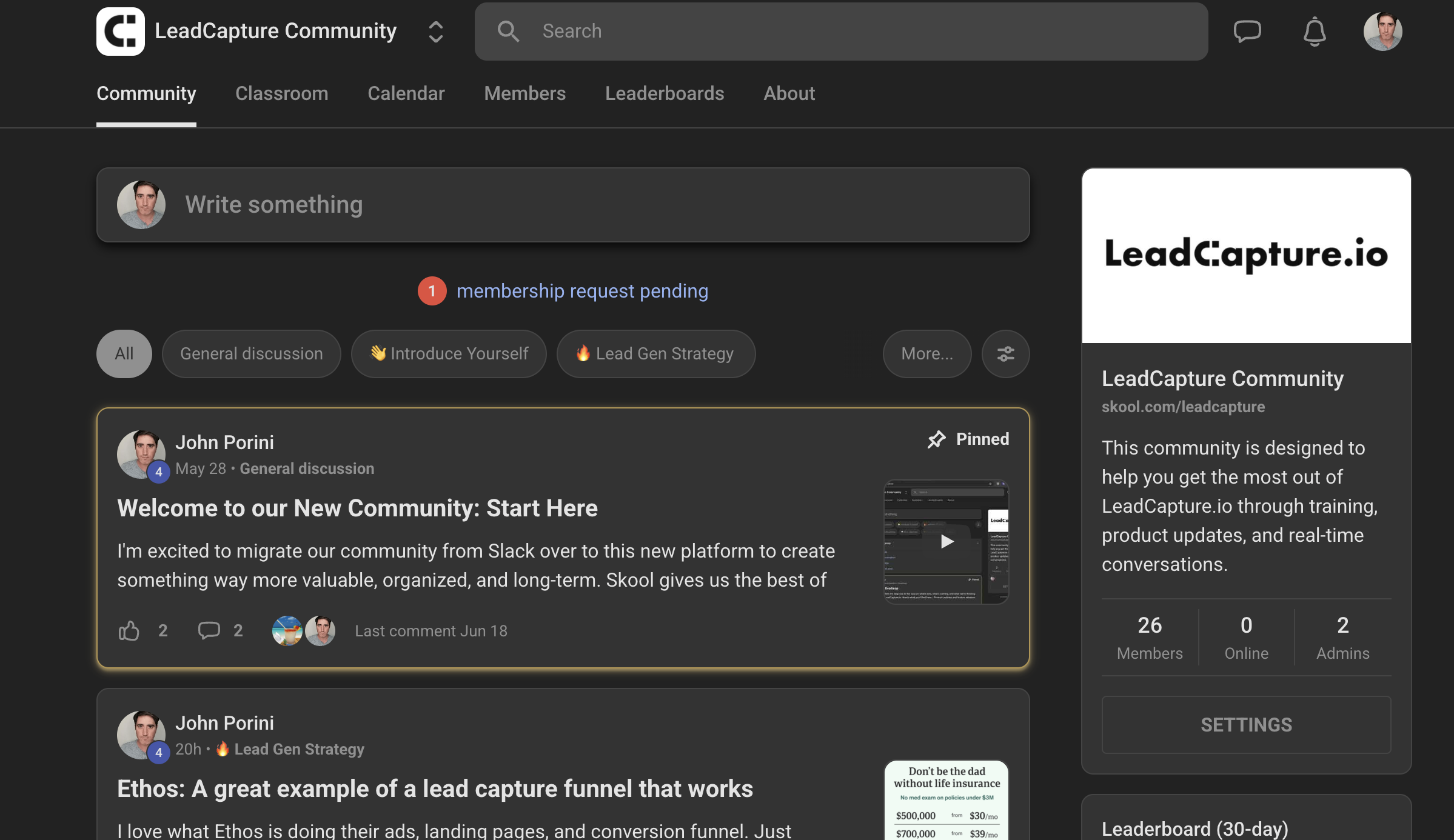 lead capture hq